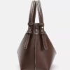 5830313234563534246 MINI BUCKET TOTE BAG WITH TOPSTITCHING