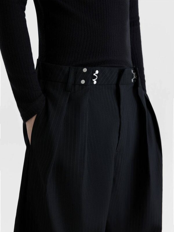 5830313234563534386 ACR Striped Pleated Dress Pant