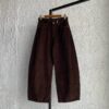 Wide-Leg Corduroy Pants