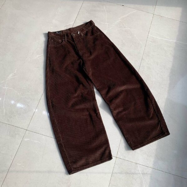 Wide-Leg Corduroy Pants