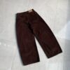 Wide-Leg Corduroy Pants