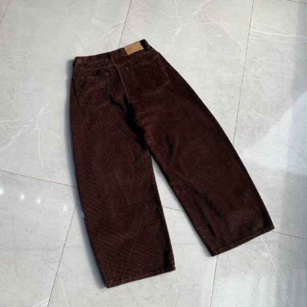 Wide-Leg Corduroy Pants