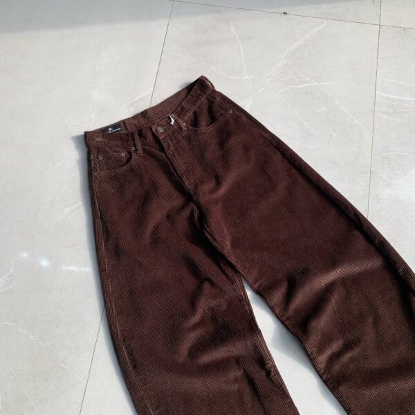 Wide-Leg Corduroy Pants
