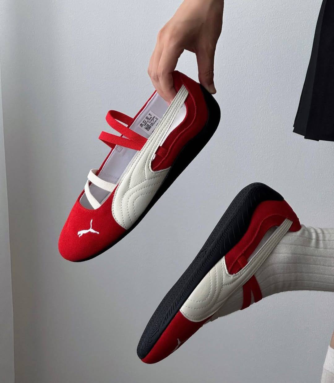 5847940751008927267 (1) PUMA SPEEDCAT BALLET RED/WHITE