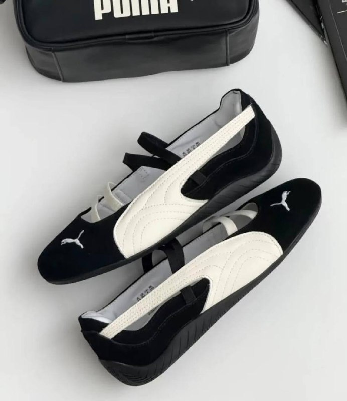 5847940751008927270 (1) PUMA SPEEDCAT BALLET BLACK/WHITE