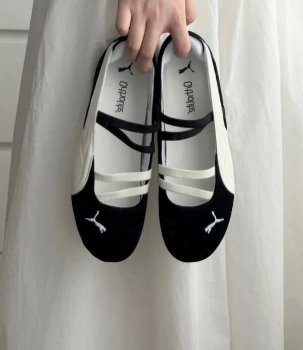 5847940751008927271 PUMA SPEEDCAT BALLET BLACK/WHITE