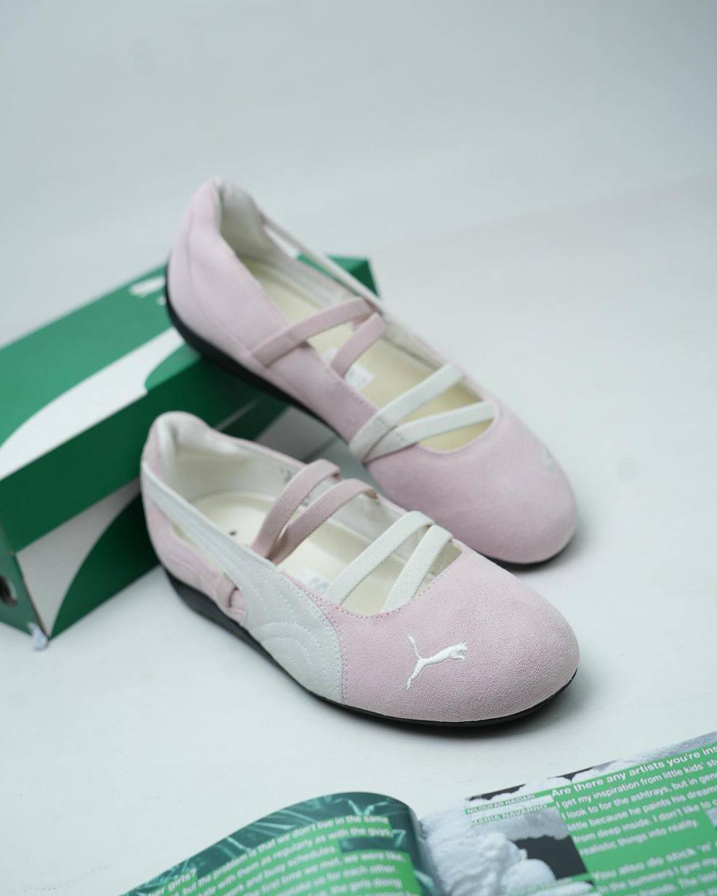 5847940751008927279 PUMA SPEEDCAT BALLET PINK/WHITE