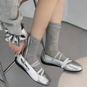 PUMA SPEEDCAT BALLET METALLIC SILVER