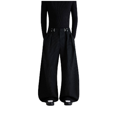 Pasted image ACR Striped Pleated Dress Pant