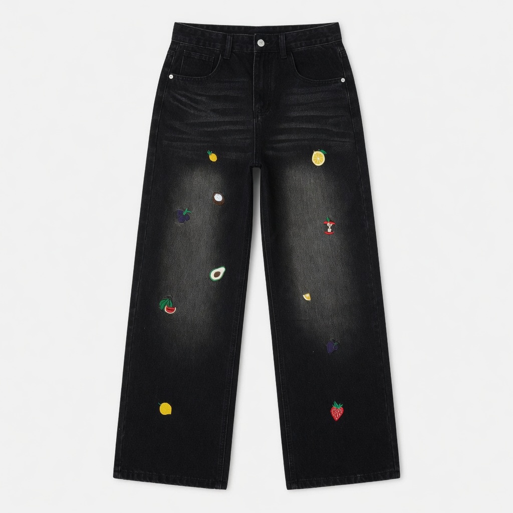Pacsun Embroidered Workwear Carpenter Jean.
