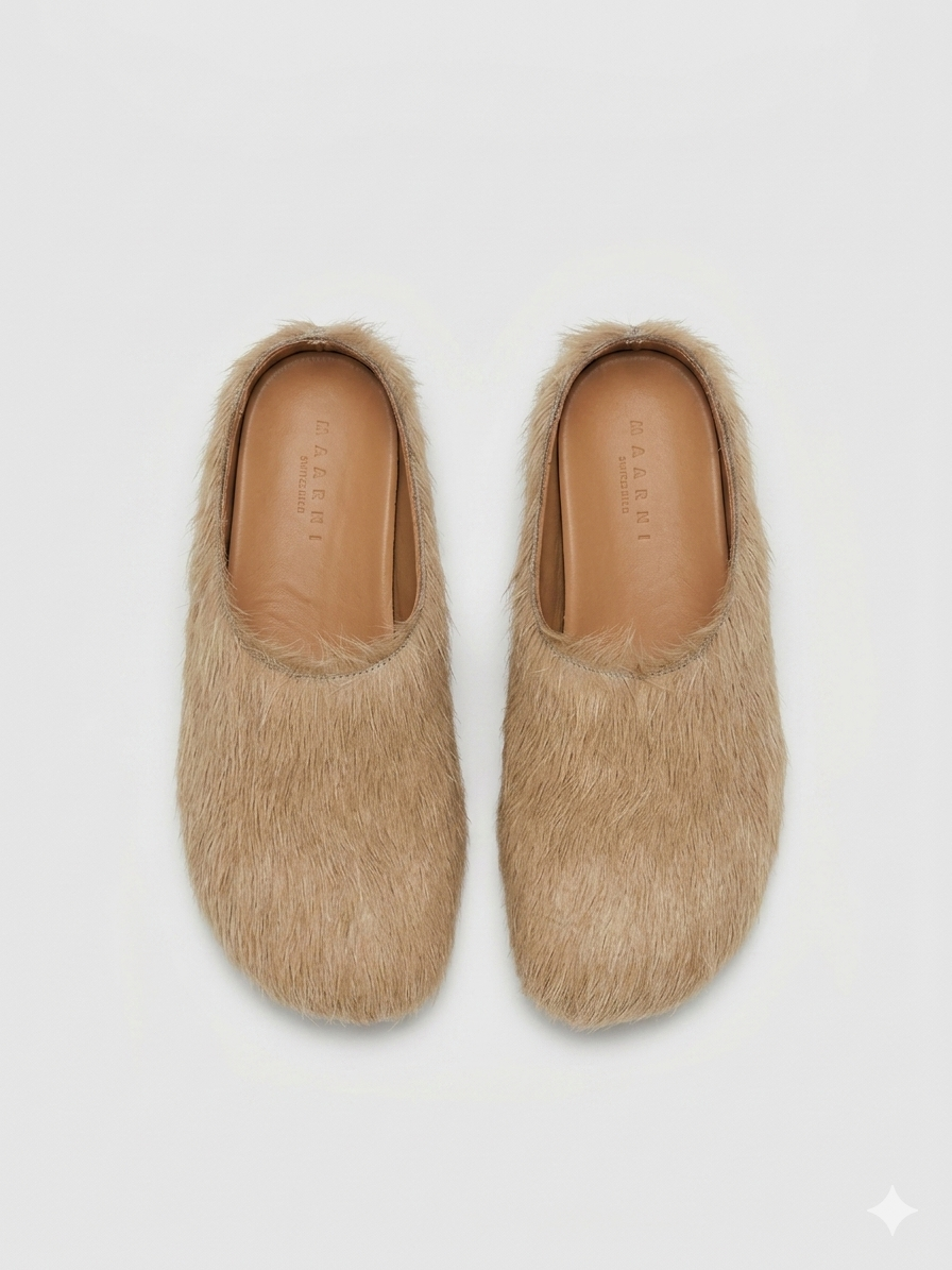 MARNI FUR MULES