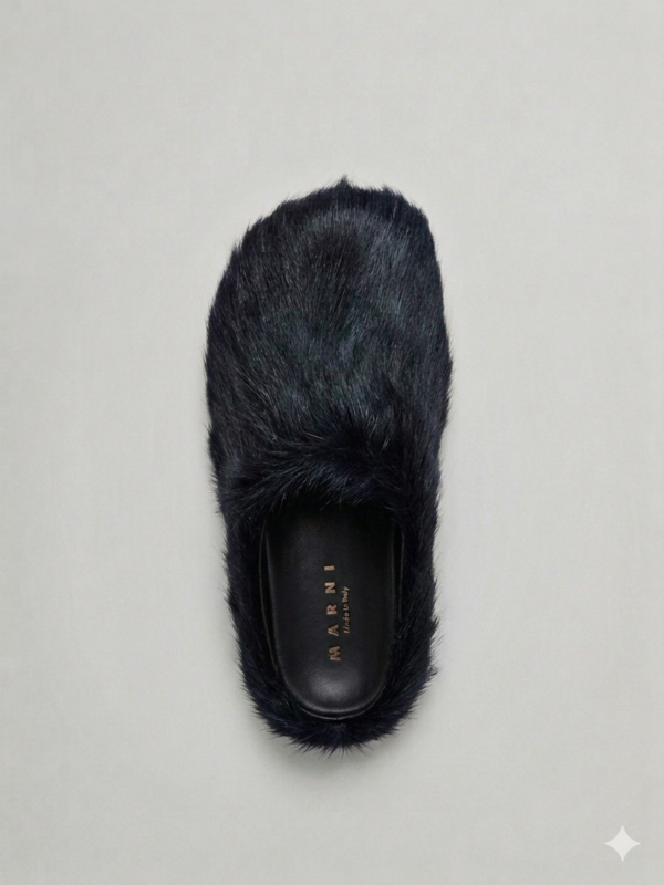 MARNI FUR MULES 