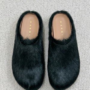 MARNI FUR MULES 