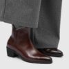 THE HEELED LEATHER LINED ANKLE BOOT