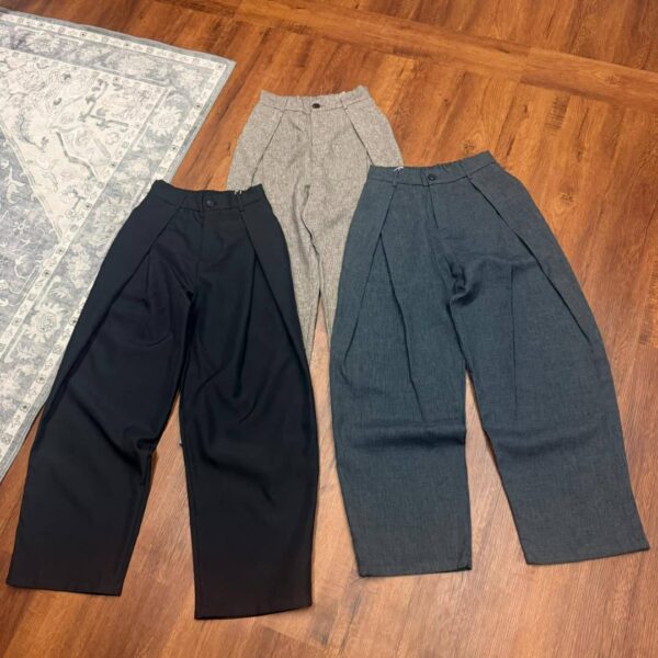 photo_5805186881312984442_y (1) Double Pleated Pants