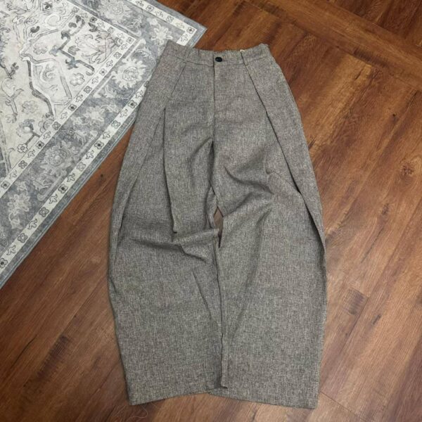 Double Pleated Pants