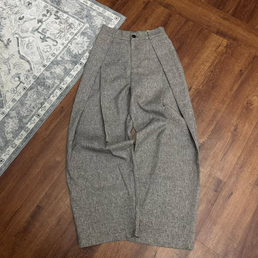 Double Pleated Pants 