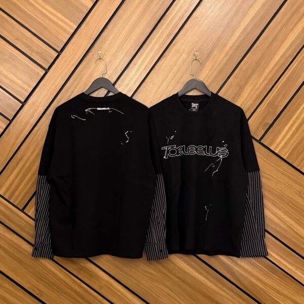 STRIPE LONGSLEEVE SWEATSHIRT