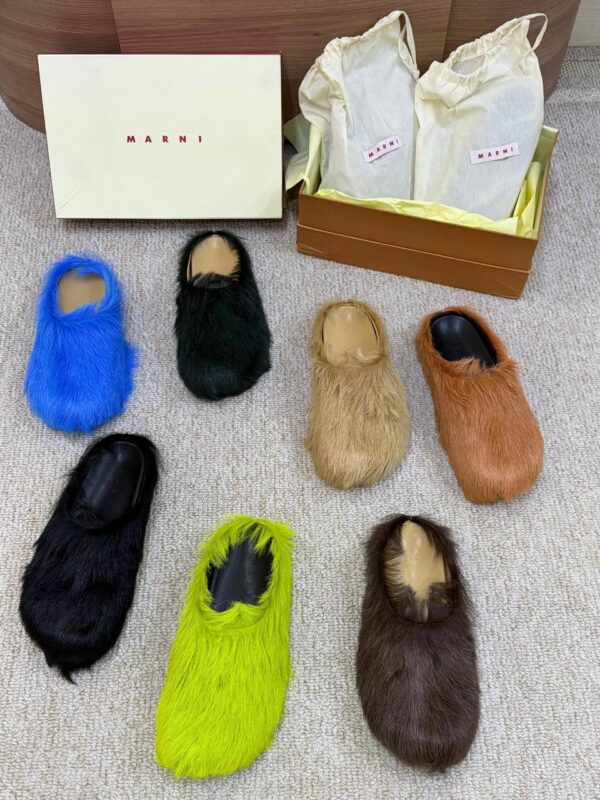 MARNI FUR MULES