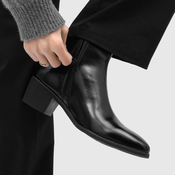 photo_5789635569238347447_x THE HEELED LEATHER LINED ANKLE BOOT