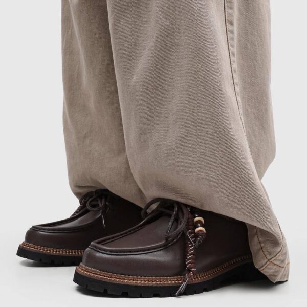 PARABOOT DIME LEATHER BOAT SHOES