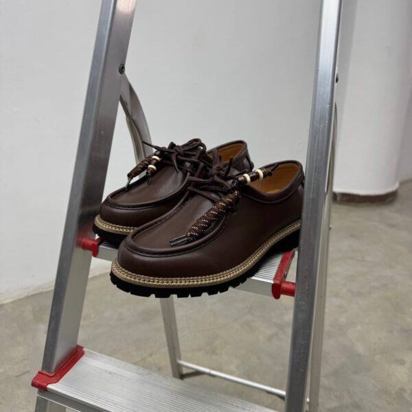PARABOOT DIME LEATHER BOAT SHOES