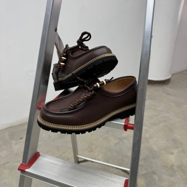 PARABOOT DIME LEATHER BOAT SHOES