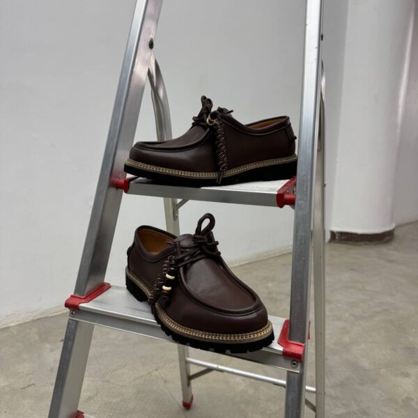 PARABOOT DIME LEATHER BOAT SHOES