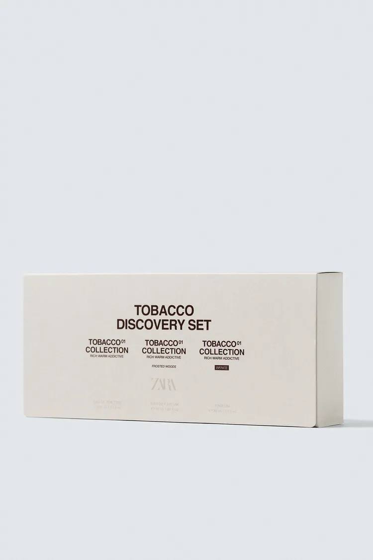 ZARA 30ML 3 in 1 pack TOBACCO SET Rich warm addictive, The seductive tobacco,  The Addictive tobacco