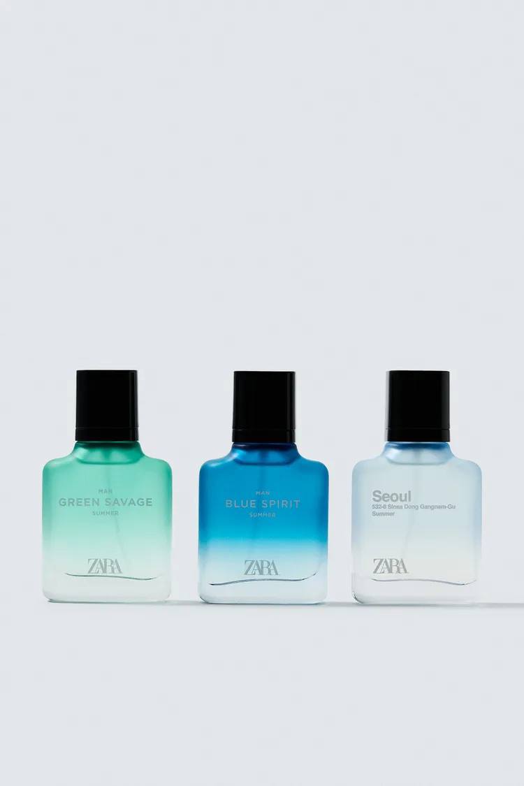 ZARA 30ML 3 in 1 pack SET Green savage, Blue spirit, Seoul