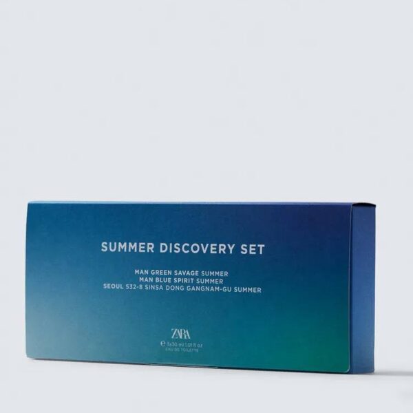 ZARA 30ML 3 in 1 pack SET Green savage, Blue spirit, Seoul