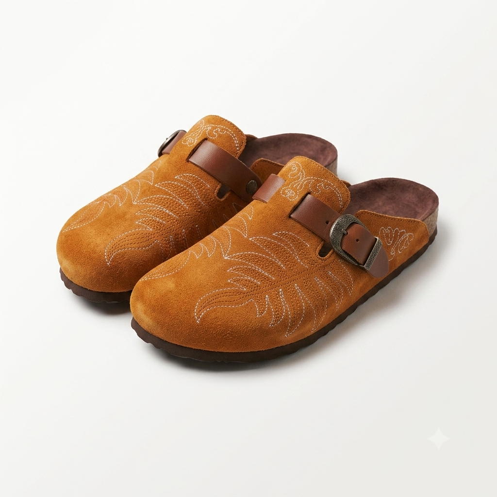 THE EMBROIDERED COWBOY CLOGS