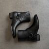 photo_5996750669051792889_y THE WHYTT HARNESS RING LEATHER HEELED ANKLE BOOT IN BLACK